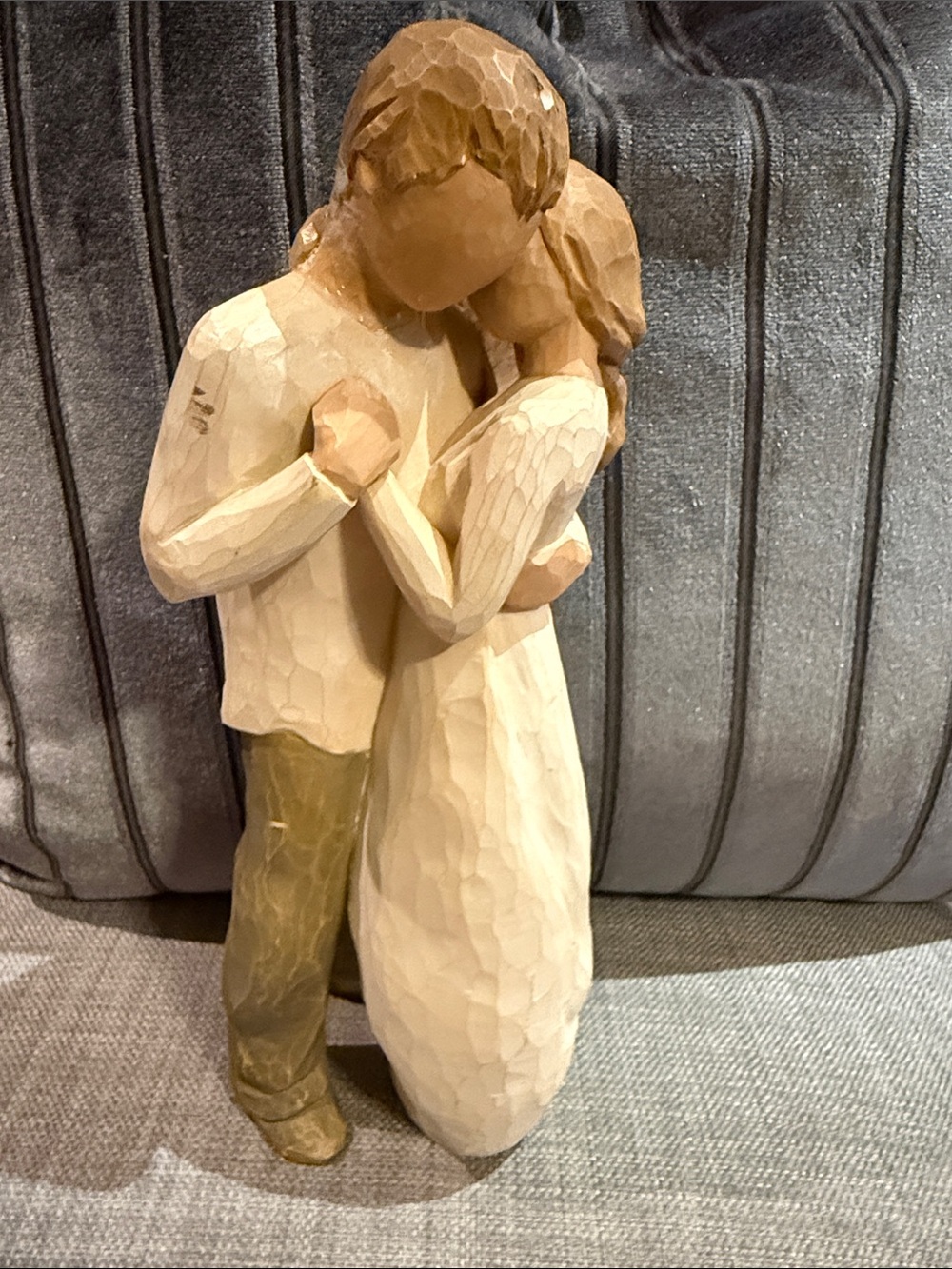 Willow Tree Couple Figurine - Natural & Olive Green